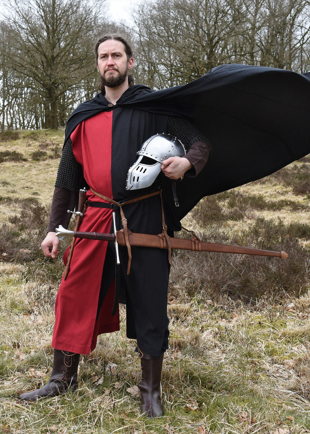 Cloak Burkhard — Natural Cotton Medieval Cloak | One Size