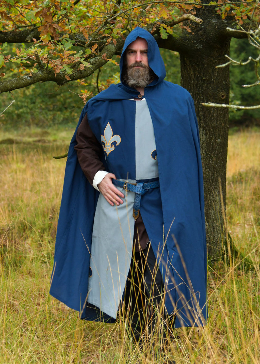 Cloak Burkhard — Natural Cotton Medieval Cloak | One Size