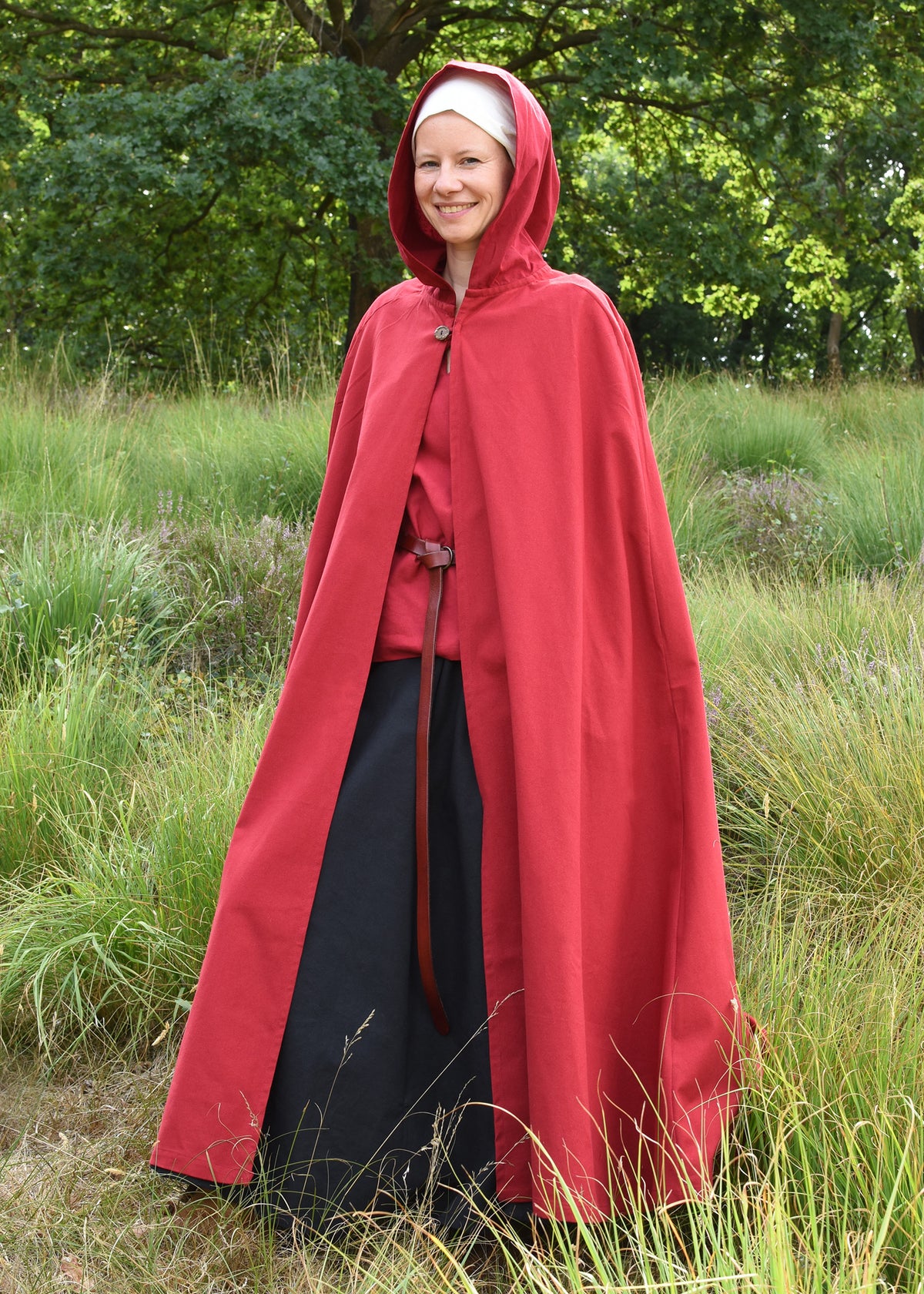 Cloak Burkhard — Natural Cotton Medieval Cloak | One Size