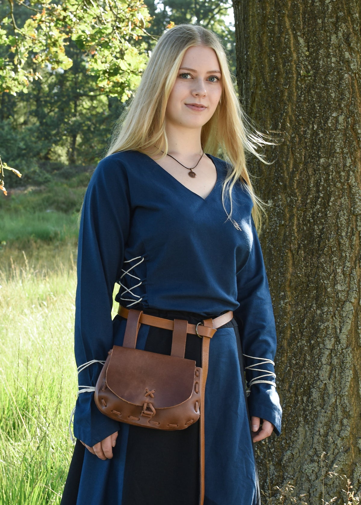 Medieval Long Ring Belt — Leather 160 cm